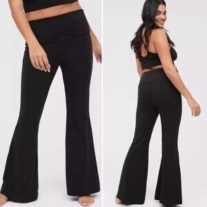 AERIE OFFLINE OG Folderover Super Flare High Rise Size Small NWOT